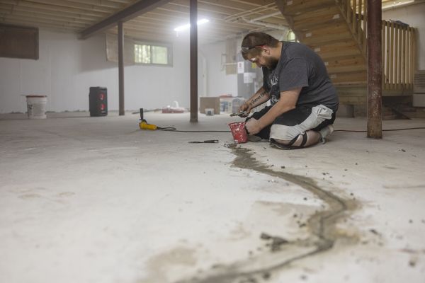 Concrete Floor Repair in Cedar Falls