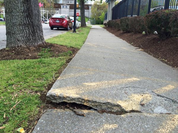 Cement Sidewalk Repair in Cedar Falls